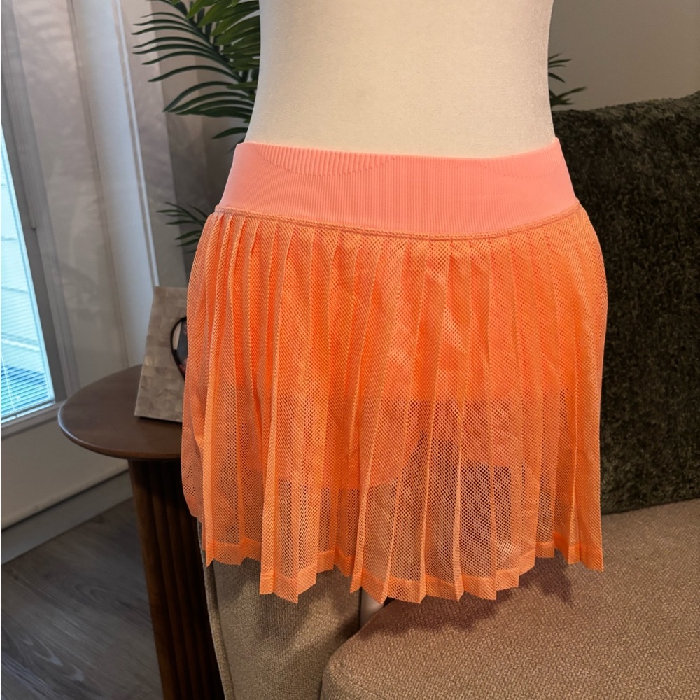 Free people movement Vibrant Orange Mini Skirt